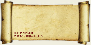 David Aćin vizit kartica